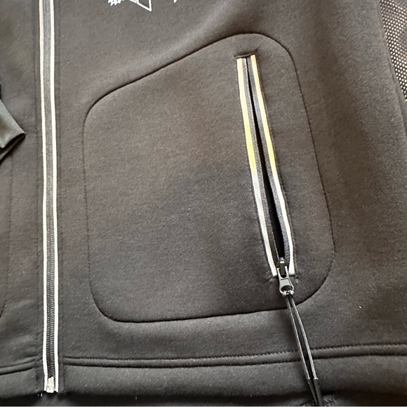 American Fighter Black Zip up Graphic Mens Jacket Size Large - Picture 5 of 12